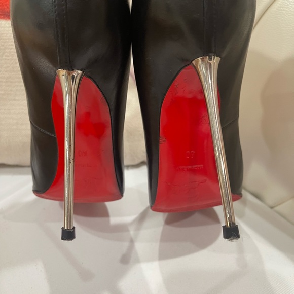 Christian louboutin lipsinka 120 nappa silver heel - Picture 7 of 8